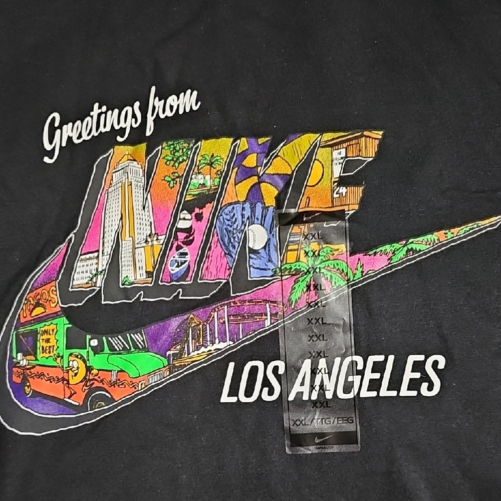 Nike Greetings From Los Angeles Short Sleeve Tee NEW